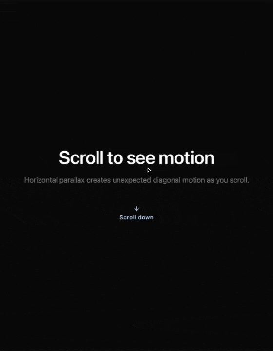 GSAP parallax scroll effect demonstration